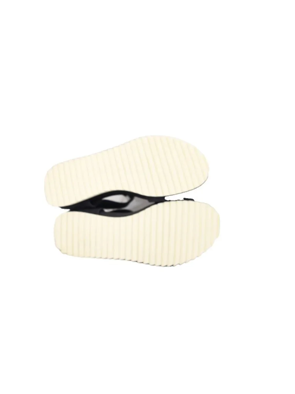 $600 PEDRO GARCIA JARA NAVY SUEDE STRAP SAWTOOTH SOLE SANDAL 37 (DD3)
